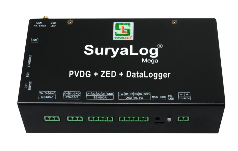 SuryaLogix PV-DG+ZED Data Logger